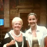Con Gro Harlem Brundtland en la entrega del XXV Premi de Catalunya 2013.
